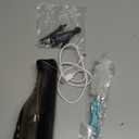 Leominor Water Flosser Pick for Teeth, 300ML Portable Oral Irrigator Upgraded Tank Removable,IPX7 Waterproof, Rechargeable Travel Teeth Cleaner, Professional Electric Flossing Machine (Black)