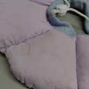 Cat Cone Collar,Cute Waterproof Cat Recovery Collar,Anti-Bite Lick Wound Healing Safety Elizabethan e Collar for Cats,Purple Flower All-Season Style