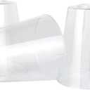 Kira Home Asher 6" Glass Shades, Clear Replacement Glass, 1.75" Fitter Size, 6" x 5.25", 3-Pack