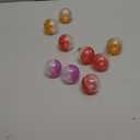 Pssopp 10Pcs Bird Chew Toy Ball, Colorful Plastic Parrot Cage Bird Ball Toy Jingle Balls Cage Accessories Parakeet Chewing Pet Bite Ball for Chewing Training Biting