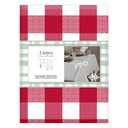 Lintex Home Collection Rectangle Farmhouse Checker Vinyl Tablecloth, 52 x 70 in 