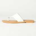 The Drop Women's Camilla Wide Thong Sandal (10, White)