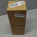 DRomance Ivory Flameless LED Window Taper Candles Battery Operated with Remote and Timer Dimmable Flickering Light Dinner Wedding Christmas Holiday Decor LED Candles(6 Pack Gold Holder Included)