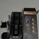 Men's Beard Trimmer-All-in-One Mustache Trimmer for Men with 20 Length Adjustable, Stainless Steel T-Blade for Precision Facial Hair Trimming Cordless IPX7 Waterproof Wet/Dry Clipper,LED Display (Black Gold)