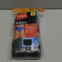 Hanes Men's Underwear Briefs, Cotton Mid Rise Briefs, Covered Waistband, Moisture Wicking, Multi-Pack (Large)