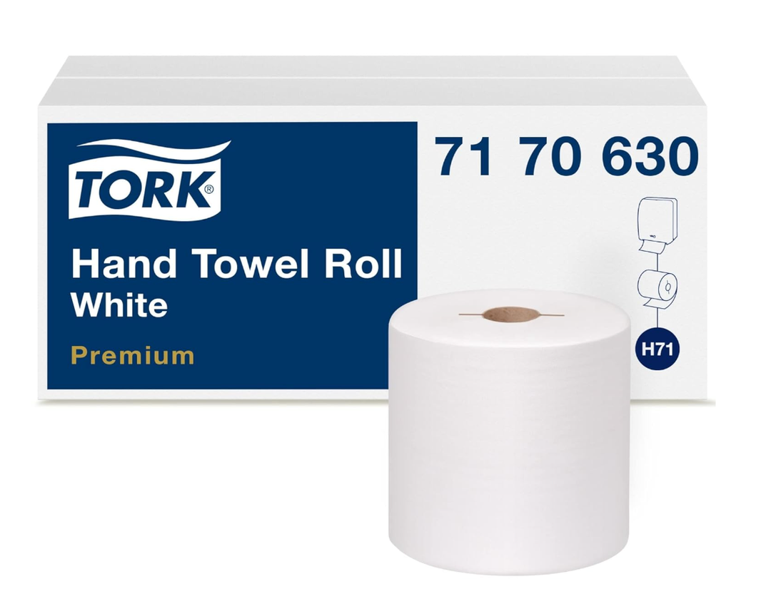 Basic Paper Towel, TORK. Pack of 6x600towels 7.6x11.8in (3600towels total)