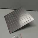 GGStudy Square 8 Inch Square Stainless Steel Shower Head - Rain Style Shower Head Chrome