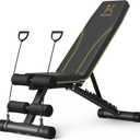 Kunel Adjustable Weight Bench for Home Gym, Foldable 700LBS Workout Bench with 9 Backrests, Multi-Purpose Bench Press for Incline Decline Flat with Fast Adjustment 