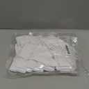 6 Pairs Newborn Infant Toddler Baby Girls Turn Cuff White Ruffle Frilly Cotton Dress Crew Socks, 0-6 Months