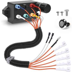 Uniflasy 67532 Grill Igniter Button for Weber Genesis II 330/335 Gas Grills(Model Years 2017 and Newer), Igniter Kit Replacement for Models Genesis II E-330, E-335, S-330, S-335, SE-330, SE-335