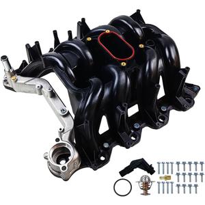 Upper Intake Manifold w/Gaskets Thermostat Kit | Fit for Ford Excursion Expedition E-150 Econoline Club Wagon E-250 E-350 E-450 F-250 F-350 Super Duty F-150 Heritage, V8 5.4L | OE# 2L1Z9424AA 615-188