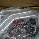 Universal 3" Inch Aluminum Intercooler U-Pipe Kit W/Silicone Hose and Stainless Steel T-Clamps