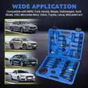 27PCS Transmission Fluid Filling Adapter Automatic Transmission Fluid Oil Filling Adapter, ATF Filler Adapter Set Transmission Fill Adapter Compatible with Nissan, VW, Audi, CVT, BMW, Benz
