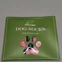 EXPAWLORER Dog Socks to Prevent Licking Paws with Grippers for Hardwood Floors Anti Slip, Glow-in-the-Dark Dog Cold Winter Shoes Booties Boots & Paw Protectors for Small Senior Dogs, S