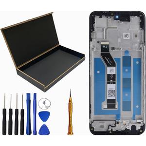 LCD Screen Display Touch Digitizer Assembly Frame Replacement for Moto rola Moto G Power 2024 LCD Screen XT2415 6.7"