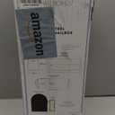 Architectural Mailboxes 8830B-10 Winston Nickel Flag Post Mount Mailbox, Medium, Black