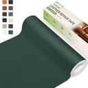 Leather Repair Tape,16 x 80 Inches Self Adhesive Leather Repair PatchLeather Repair Kit for FurnitureCouches,Car Seats,Cabinets,Handbags(Dark Green-Litchi Grain)
