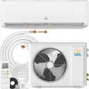 Mini Split Ac/Heating System - 12000 BTU Ductless Mini Split Air Conditioner with Heat Pump, 19 SEER2 115V Energy Efficient Ac Unit Up to 750 Sq.Ft with Installation Kit