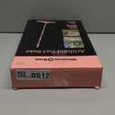 Artificial Turf Rake with Steel Telescopic Handle, 32 to 55 Inch 3 Piece-Pole Easy Storage Design, Garden Hand Boom Rake for Artificial Grass, Carpet Pet Hair, Lawn Leaves and Debris Remove, Pink