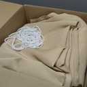 Upgrade 12'x16' Sun Shade Sail Rectangle Canopy, Water Resistant & UV Block Sunshade for Outdoor Patio Lawn Beach Garden Carport Backyard Deck Pergola, Sand