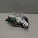 Meihuida Women's Lace Babydoll Cap Sleeve Tank Top (Medium, Tie Front Black)