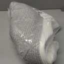 JMvicyroam 65L Extra Large Blanket Basket for Living Room - Woven Cotton Rope Laundry Hamper with Reinforced Handles - Storage Bin for Pillows, Comforters & Toys - Machine Washable,White&Grey