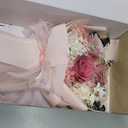 Preserved Flowers Bouquet with Bear, 3 Real Forever Flowers for Delivery, Long-Lasting Pink Eteranl Roses Bouquet, Mothers Day Gifts for Mom Grandma, Anniversary Birthday Gifts for Women Girlfriend