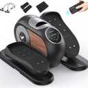 MERACH Under Desk Elliptical, Ellipse Leg Exerciser Electric as Seen on TV for Seniors with Remote Control & 12 Adjustable Speeds, Quiet Portable Seated Pedal Exerciser Machine for Home