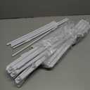 STARLATTA Foldable Drying Rack Clothing, 3Tier Portable Clothes Drying Racks for Indoor & Outdoor, AntiRust Compact Laundry Rack Collapsible, White 28" D x 10" W x 35" H