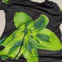 ZAFUL Womens Swimsuit Cover Up Dress Off Shoulder Hollow Coverup Bathing Suit Mesh Swim Beach Dress (Medium, green)