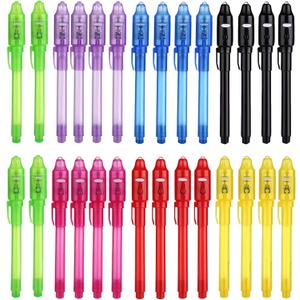 SCStyle Invisible Ink Pen 28Pcs with UV Light Magic Marker for Secret Messages, Writing Information for Birthdays, Easter, Halloween, Christmas Gifts for Students
