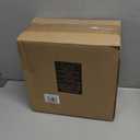 mDesign Small Metal 2.4 Gallon/9 Liter Trash Can Wastebasket Garbage Bin for Bathroom, Slim Rubbish Waste Bin Trashcans - Mirri Collection - Gray (23578MDBST) (Pack of 1)