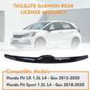 74890-T5A-A11 Tailgate Garnish Rear License Hatch Molding Trim for 2015-2020 Honda Fit, Replace# 74890-T5A-J11 74890-T5A-J12