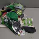 10th Birthday Decorations for Boys, 148Pcs Green Video Game level 10 Party Supplies for Boy 10th Birthday - Backdrop, Banner, Balloons, Tablecloth, Centerpieces, Hanging Swirls, Wall Signs