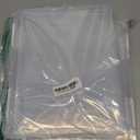 LonlyEagle 12 Pcs Clear A4 File Portable Project Case, Plastic Storage Box for 8.5" x 11" Letter Paper, Scrapbook Paper Storage Boxes Documents Magazines Holder