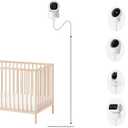 EYSAFT Baby Monitor Floor Stand Holder Mount Compactible for eufy E21,E30,Spaceview E110, Spaceview pro E210