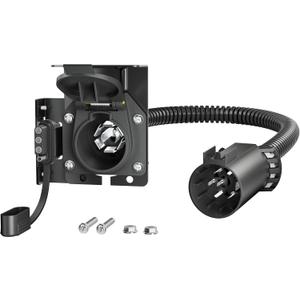 Dual-Output Vehicle-Side 7-Pin, 4-Pin Connectors, Factory Tow Package and USCAR Socket Required