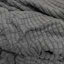 Couch Cushion Covers for Sectional Sofa L Shape Washable Separate Seat Chaise Couch Cover Stretch Sofa Slipcovers with 2 Pcs Pillowcases(2 Seater + 1 Chaise, Dark Grey)