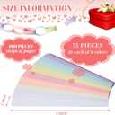 Lincia 600 Sheet Paper Chain Garland Strips 1x8 Inch with Double Sided Tape, DIY Construction Paper Chains for Birthday Wedding Holiday Party Decorations, Crafts Supplies (Macaron)