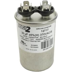 U.S. Seal 5VR0303 Round 30 MFD Run Capacitor for Pool and Hot Tub, 370-Volt
