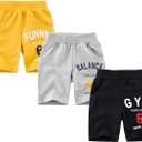 Toddler Boy's Summer Knit Shorts Camouflage 3 Pack 3T