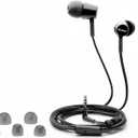 Sony MDREX155AP in-Ear Earbud Headphones/Headset with mic for Phone Call, Black (MDR-EX155AP/B)