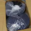 Charcoal Memory Foam Seat Cushion & Adjustable Lumbar Pillow Set - Back Support for Pain Relief (Sciatica,Tailbone),Washable & Non-Slip,Multipurpose for Office,Car,Wheelchair - Navy Blue