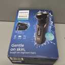 Philips Norelco Shaver 3000 Series, Wet and Dry Electric Shaver, P-Cap, Travel Pouch, Ash Gold, Model S3242/90