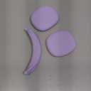 Silicone Case Cover for AirPods Max Headphones,Ear Pad Case Cover/Ear Cups Cover/Headband Cover for AirPods Max(USB-C/Lightning)(2024/2020),Soft Silicone Accessories for Apple AirPods Max,Pastel Lilac