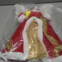 Liliful Christmas Tree Topper Angel Treetop 18 Inch Standing Red Angel Xmas Trees Wings Topper Figurine Gift for Home Holiday Decorations Winter Ornament