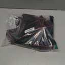 SENSHINE for Ford F150 Accessories 2021 2022 2023 2024 2025 Non-Slip Cup Holder Insert Center Console Shifter Liner Trim Door Packet Mats Custom Interior 40-pc Set (Bucket SuperCrew)(Red Trim)