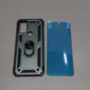 for Moto G Pure Phone Case, Moto G Power 2022 Case with HD Screen Protector, Military Grade Protective Cases with Ring for Moto G Pure (Dark Green)