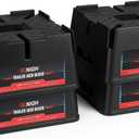 4Pack 4.7"H Heavy Duty Trailer Jack Block Up to 35,000lbs for RV Jack