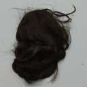 Rugelyss Short Wavy Dark Brown Chocolate Wig with Bang Big Bouffant Beehive Wigs for Women fits 80s Costume or Halloween Party